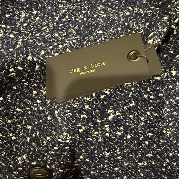 Rag & Bone Speckled Navy Jacket - Picture 6 of 8